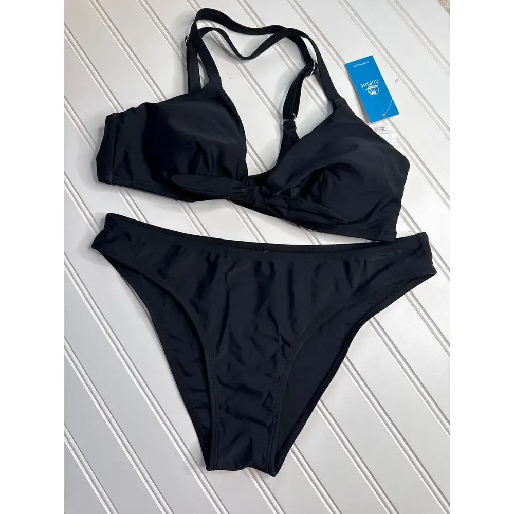 NWT Cupshe Lot of 4 Two Piece Swimsuit 2-PC Bathing Suit Beach Summer Swim Sz M